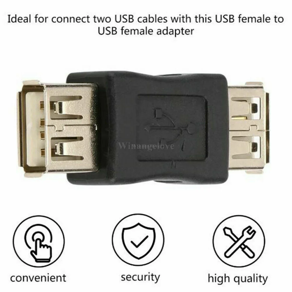 

2000 шт., Переходник USB Type-A «Мама»-«мама»