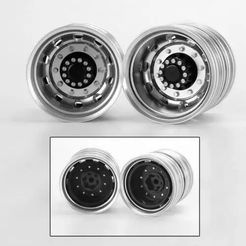 

1/14 LESU RC Parts Metal Rear Wheel Hub Compatible With Tamiyaya FH12 FH16 Tractor Car Axle Hex Parts TH15095