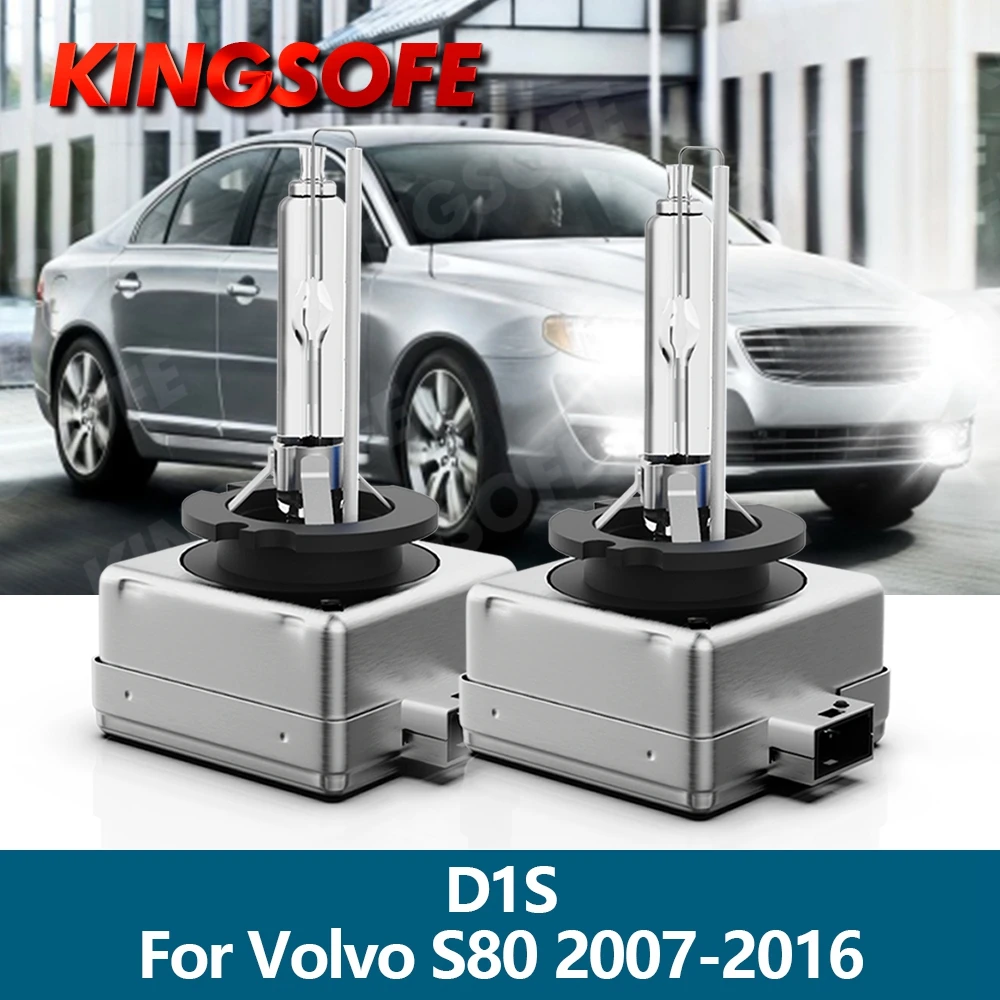 

2Pcs HID Xenon D1S Auto Lights Car Bulb 12V 35W Headlights 6000K White Hight Low Beam Bulbs For Volvo S80 2007-2016