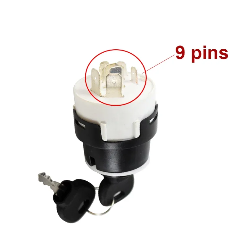 70184 80184 701/45500 Выключатель зажигания 9 контактов 10 для JCB JCB200 JCB220 8055 8018 8014 8027Z Ключ