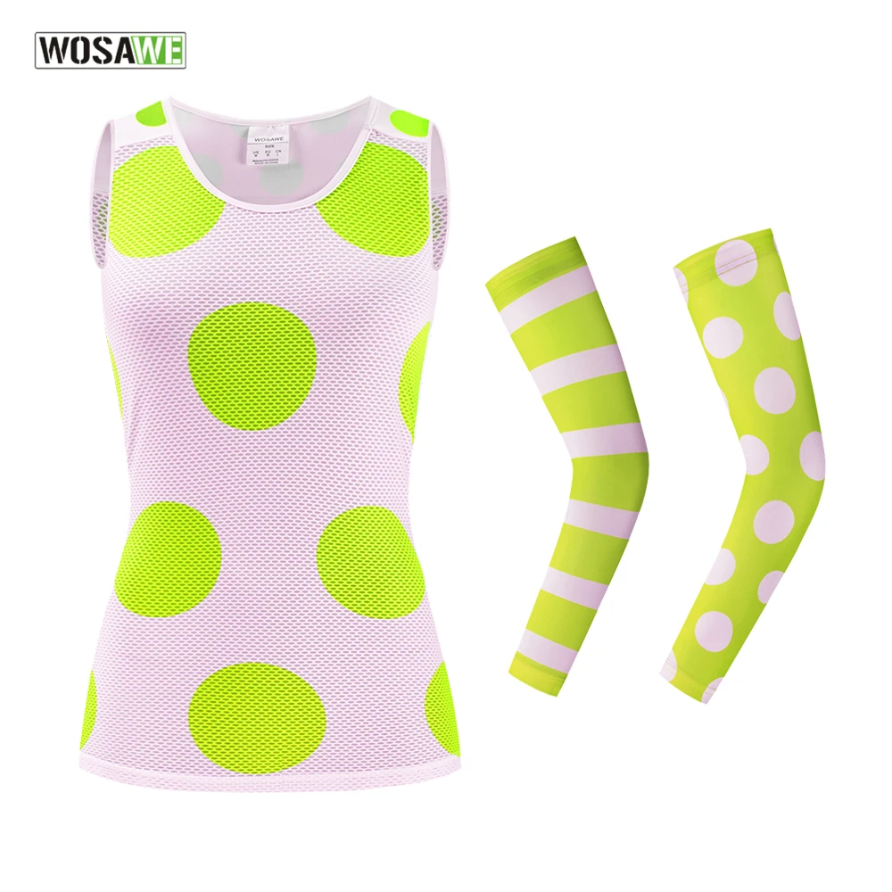 

WOSAWE ProTeam Женская велосипедная Джерси, дорожный велосипед, горный велосипед, велосипедная рубашка, Быстросохнущий велосипедный Топ для езды,...