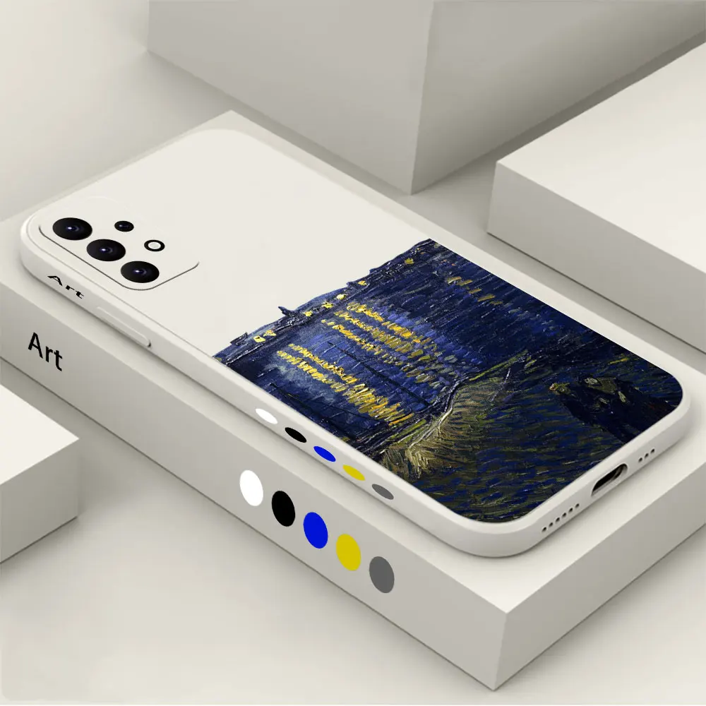 

Art Van Gogh Oil Painting Case For Samsung Galaxy A91 A73 A72 A71 A53 A52 A51 A42 A33 A32 A31 A23 A22 A21S A13 A12 A03S 5G Cover
