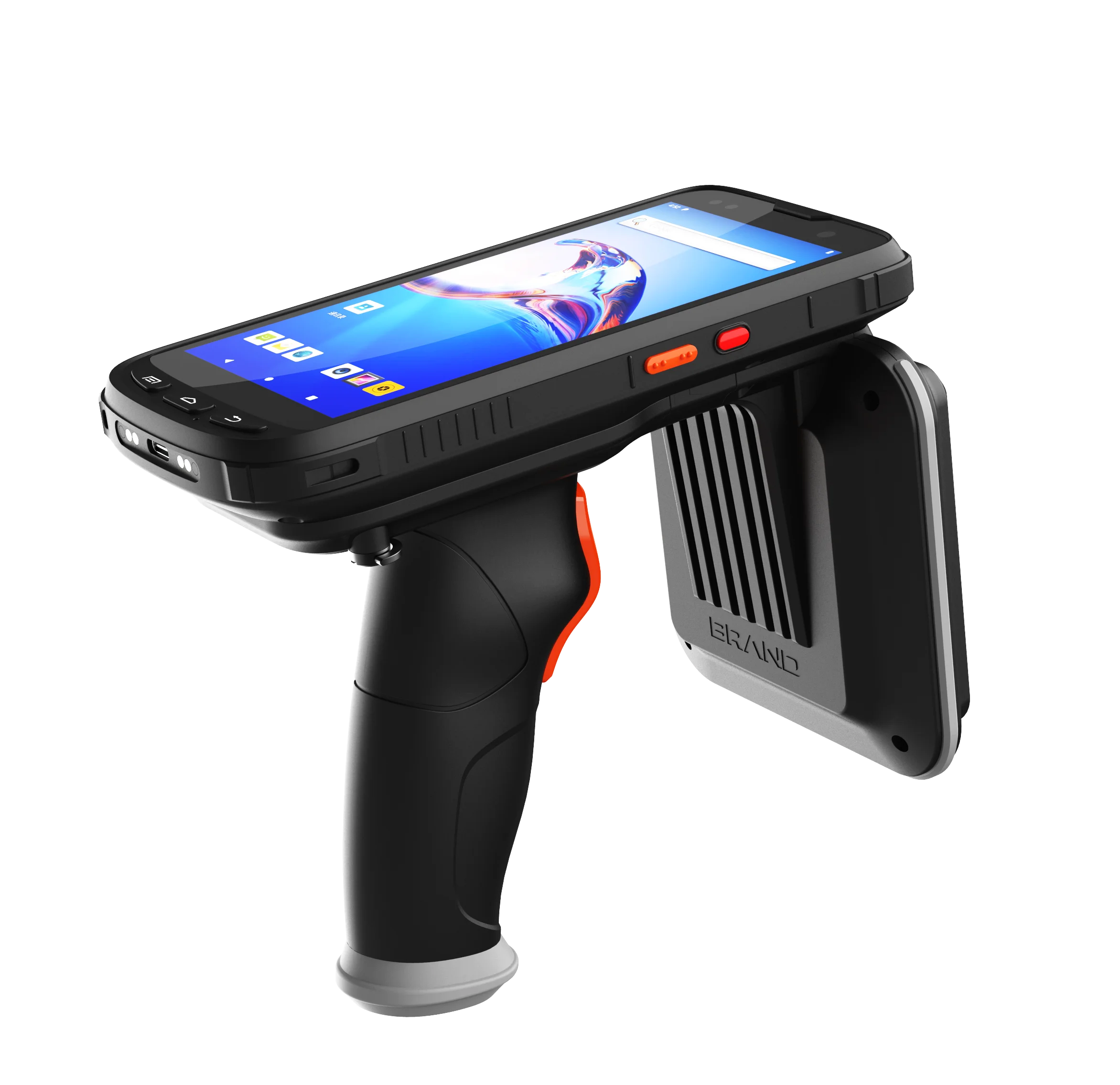 Ручной uhf rfid сканер штрих-кода Impinj Android 915mhz дистанционное управление большой