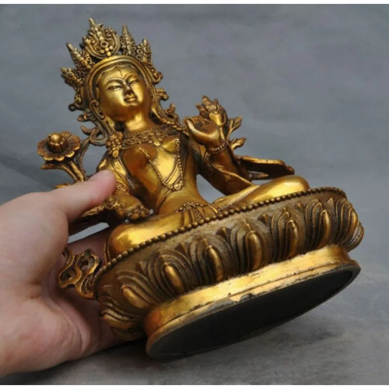 Изысканный винтажный античный браслет в виде Королевского Конга, медныйпозолоченный Будда, белый брикет, талисман (art.: 3920c280e99cd) - 3920c280e99cd