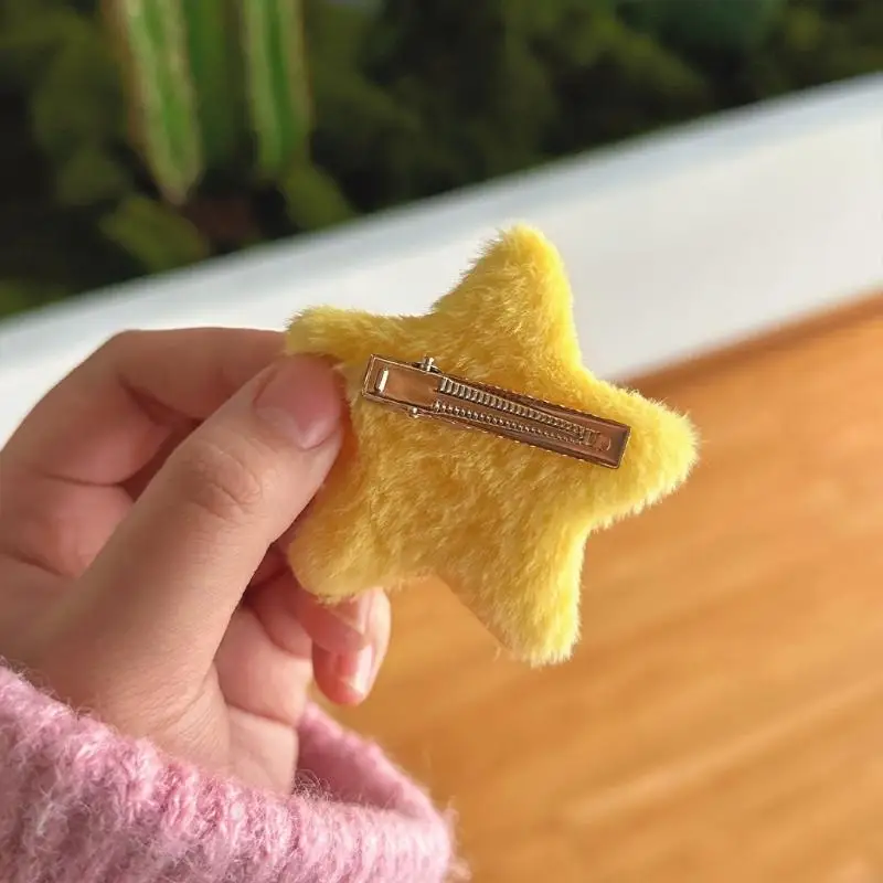 270D заколка для волос девочек прекрасная веревка плюшевая звездочка стерео