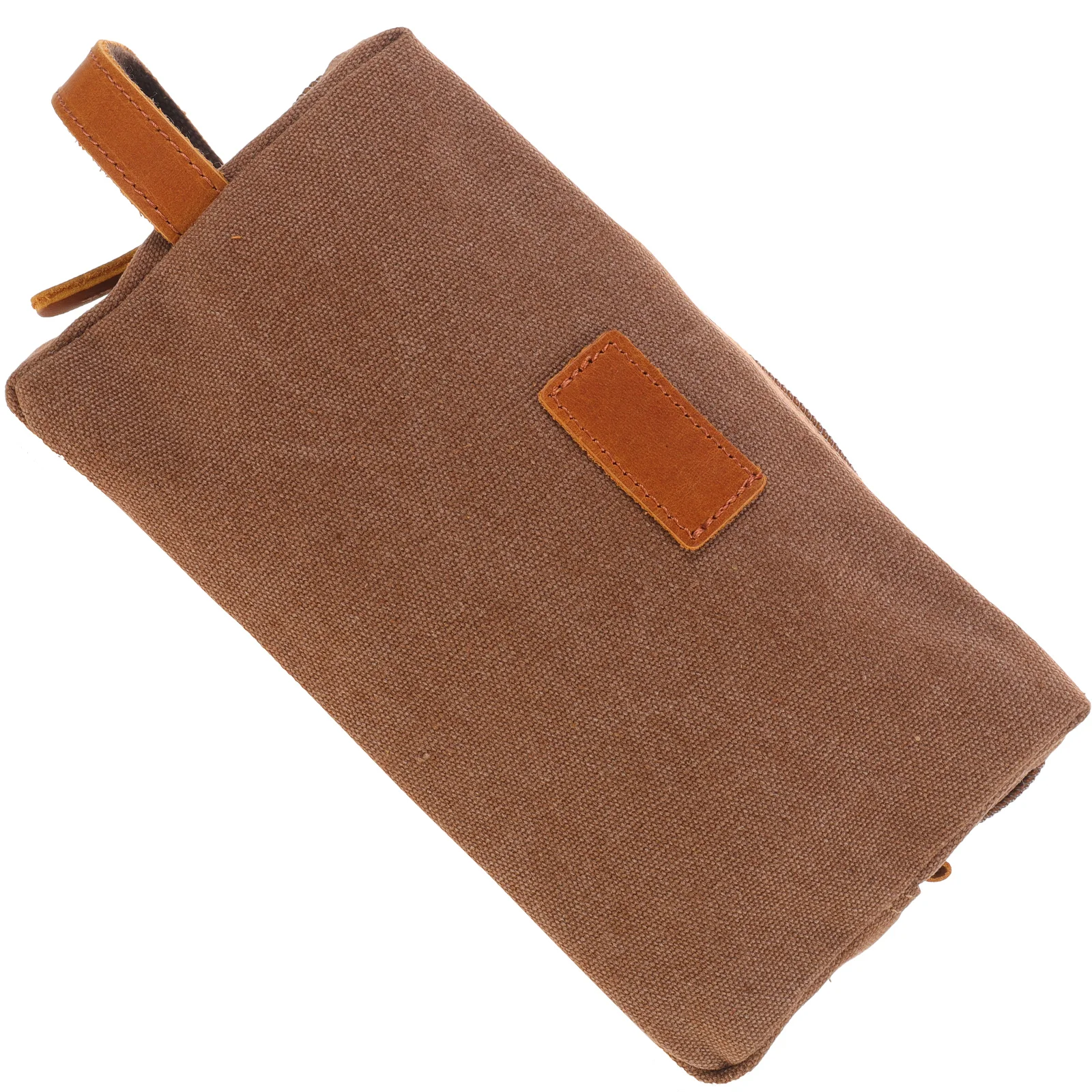 

Makeup Travel Pouch Toiletry Case Organizer Portable Zipper Storage Vintage Purse Coin Brush Train Canvas Change Wallet Box
