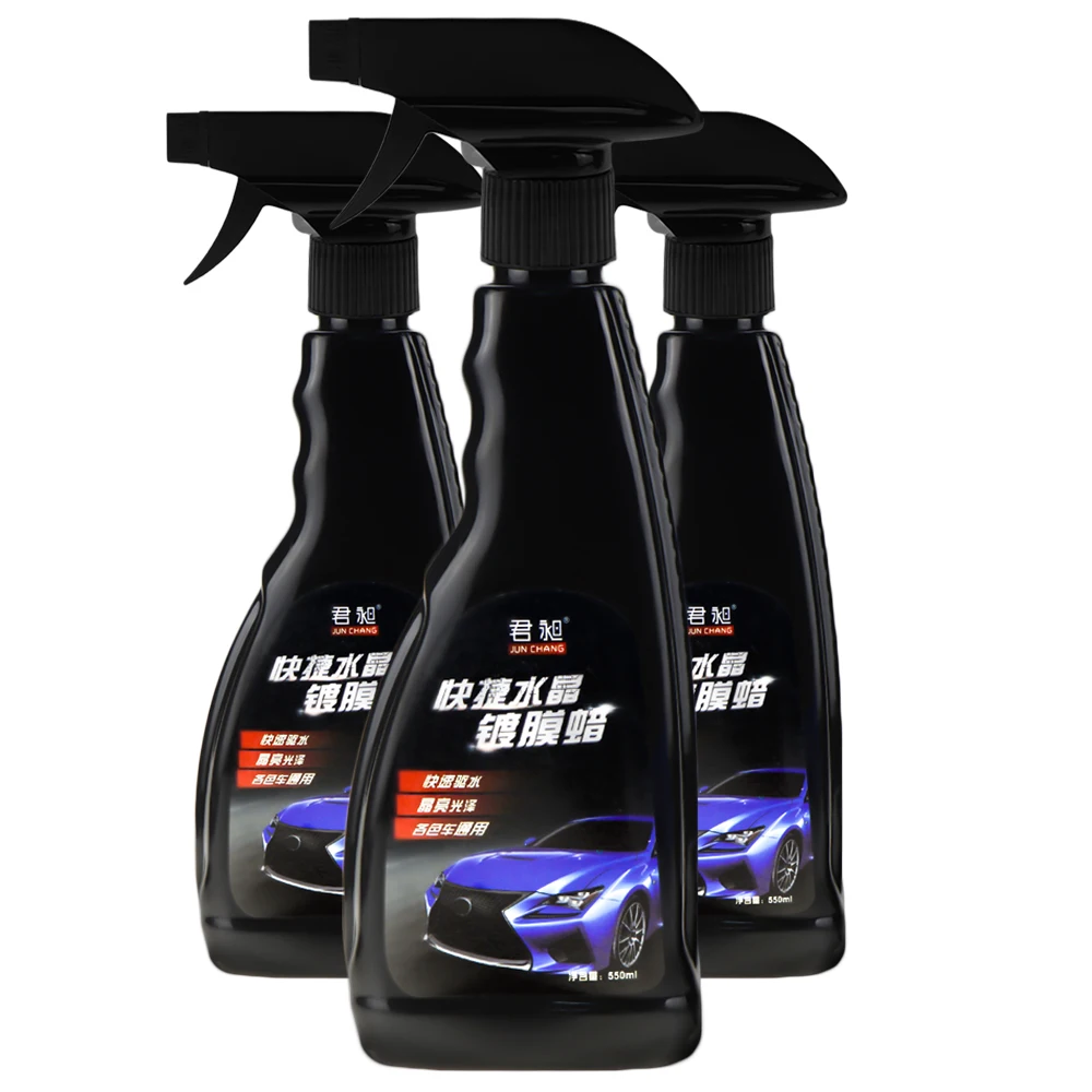 

550ml Car Ceramic Polishing Coating Wax Crystal Plating Spray Sealant Top Coat Quick Nano-Coating Wax Car Paint Waterproof Agent