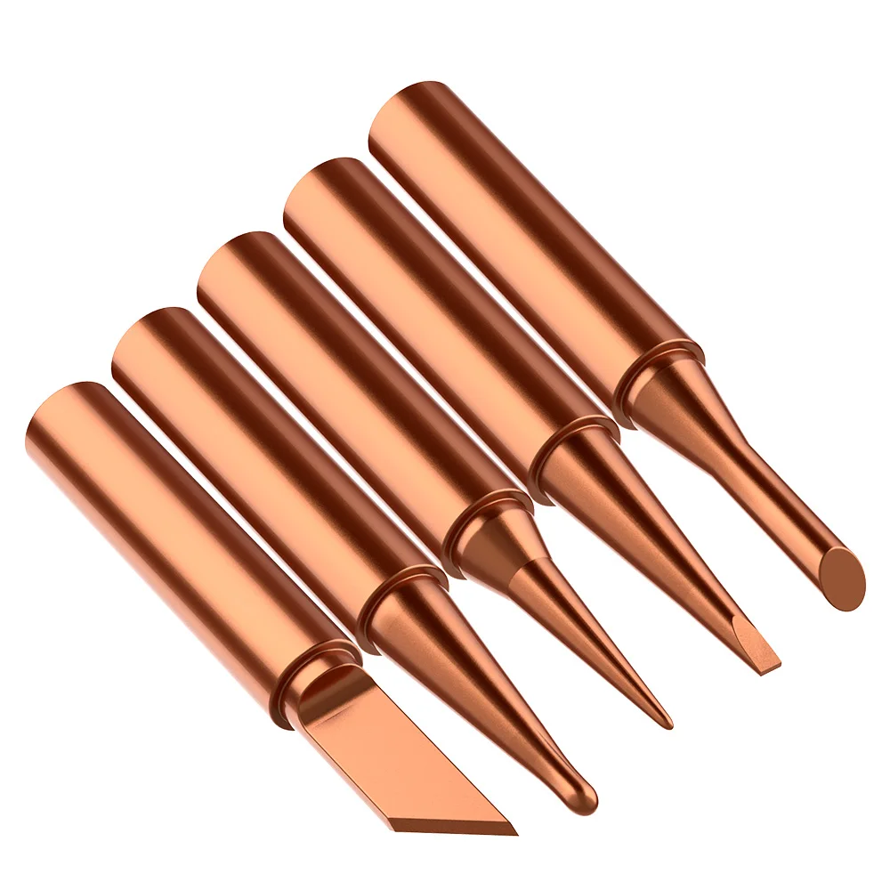 

1PCS Pure Copper Universal 936 900M-T-K Soldering Station Soldering Iron Tip 900M-T-I Sting Handle Welding Tips Tools