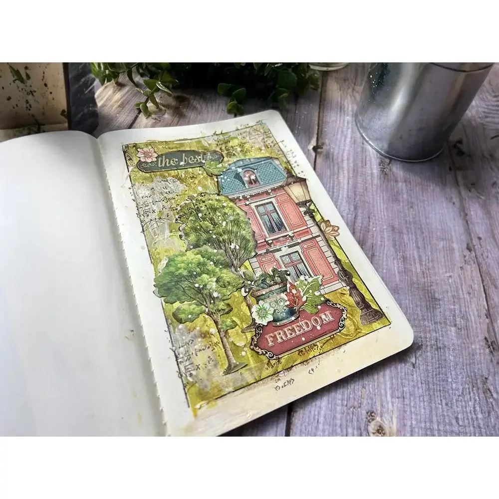 Билеты кирпичи чемоданы для фотографий трафарет писем металлические штампы