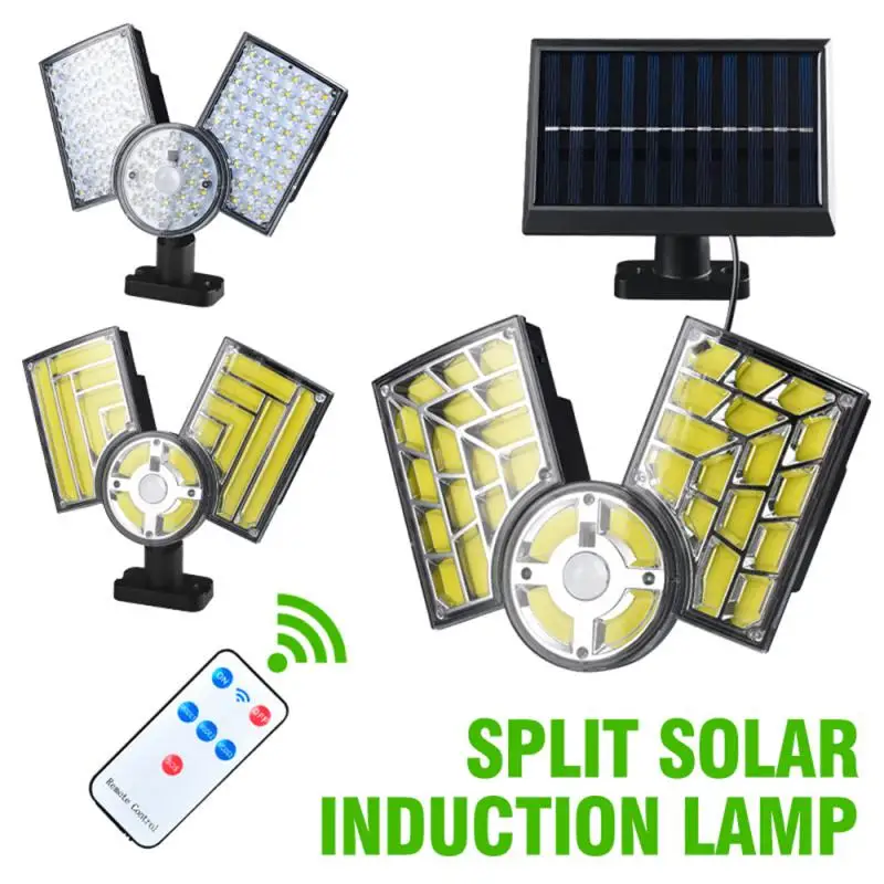 

Solar Street Lights Outdoor Waterproof Motion Sensor Wall LED Lamp with 3 Lighting Mode Solar Powered Lights for Garden Patio