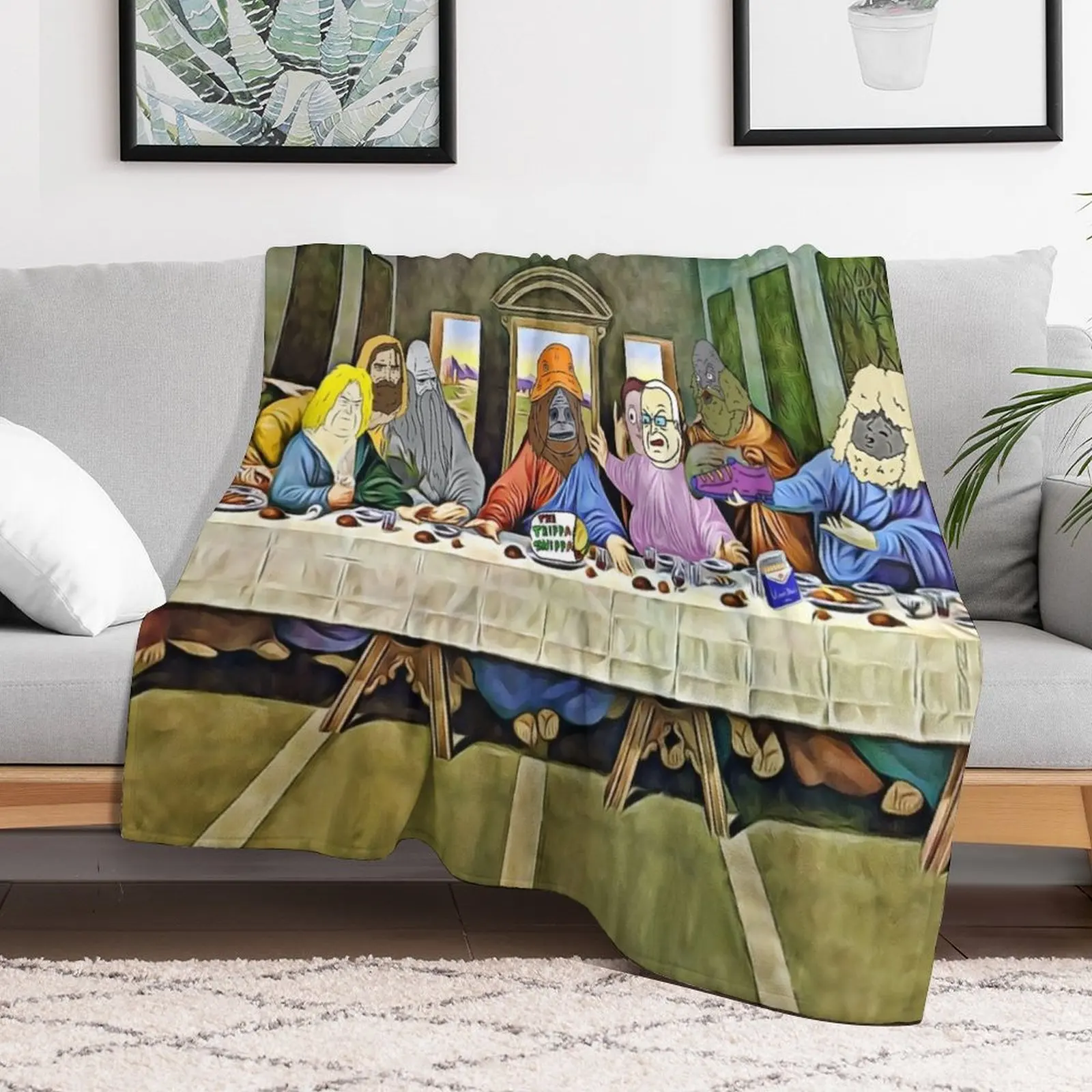 Последняя вечеря Browntown 2 Майк Нолан Биг Леза пледы диванное одеяло клетчатые