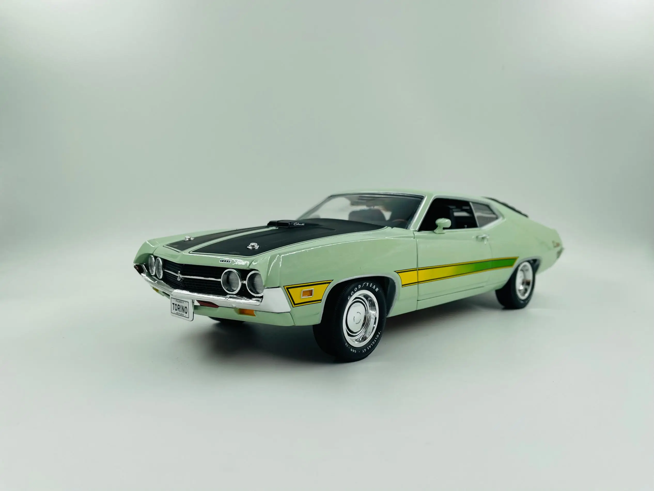 

Металлическая Игрушечная модель автомобиля AW 1:18 Ford Турин Кобра 1971 сплав полностью открытая Ограниченная серия