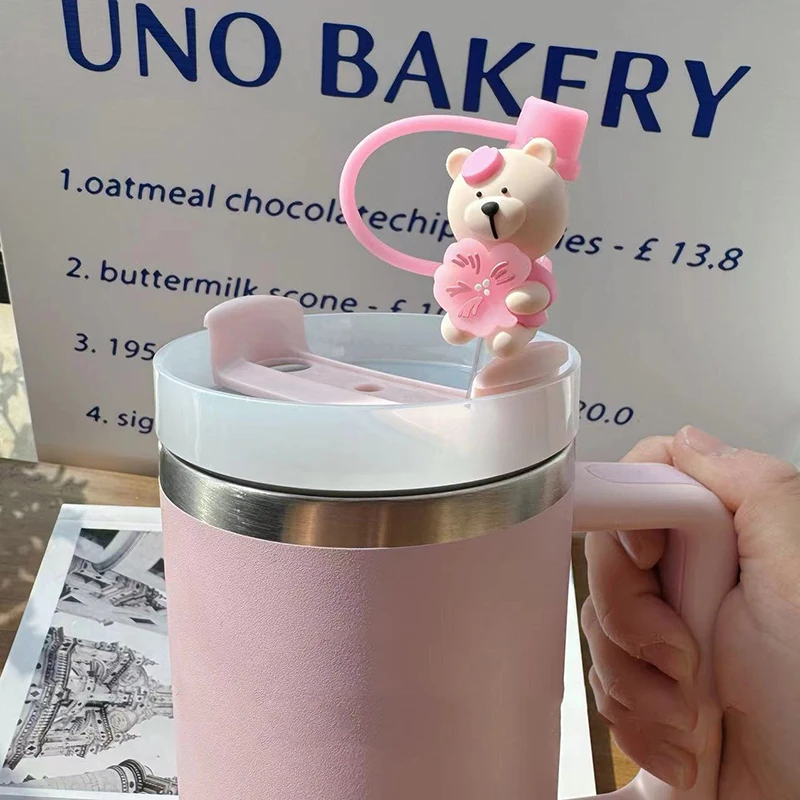 

Колпачки с милым медведем для соломенного покрытия, 10 мм