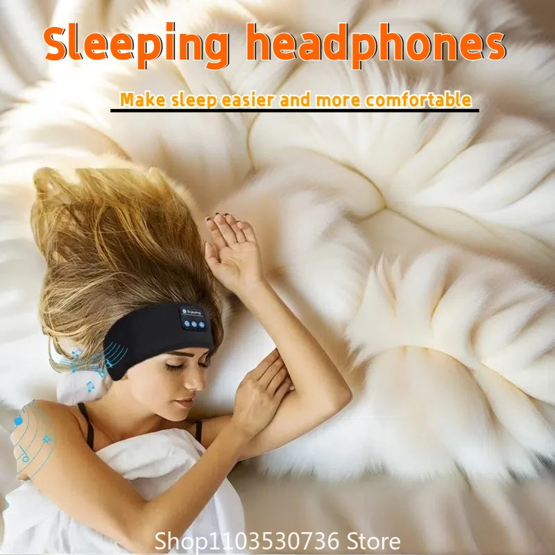 Bluetooth-наушники для сна спортивная повязка на голову тонкие мягкие эластичные