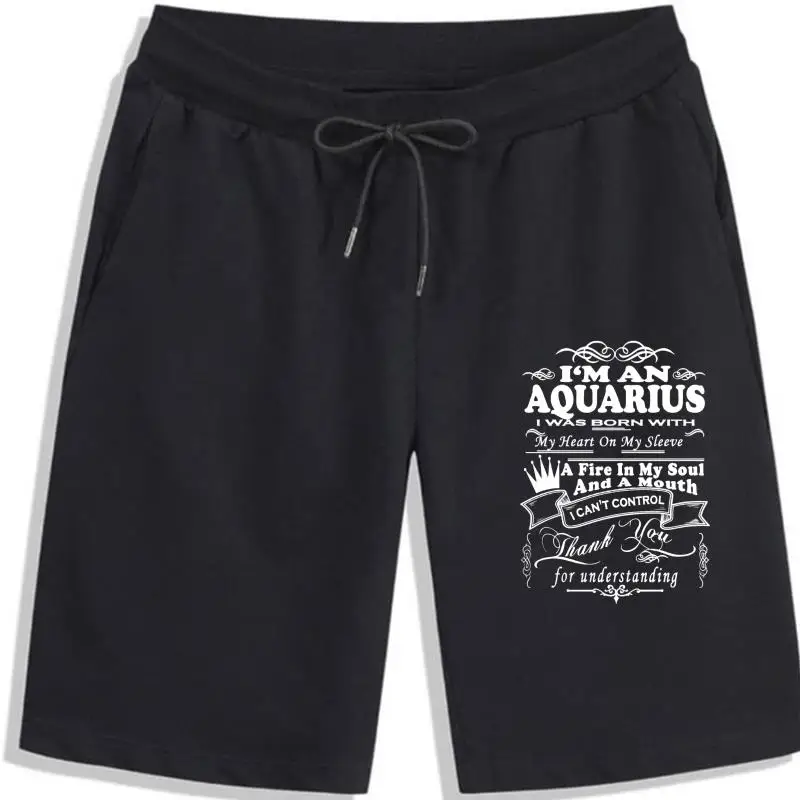 

Мужские мужские шорты я Водолей я родился с сердцем на рукаве женские мужские шорты