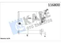 

1782822AL радиатор для обогревателя TEMPRA SX AK 2,0 cc tap (2 SIRA AL)