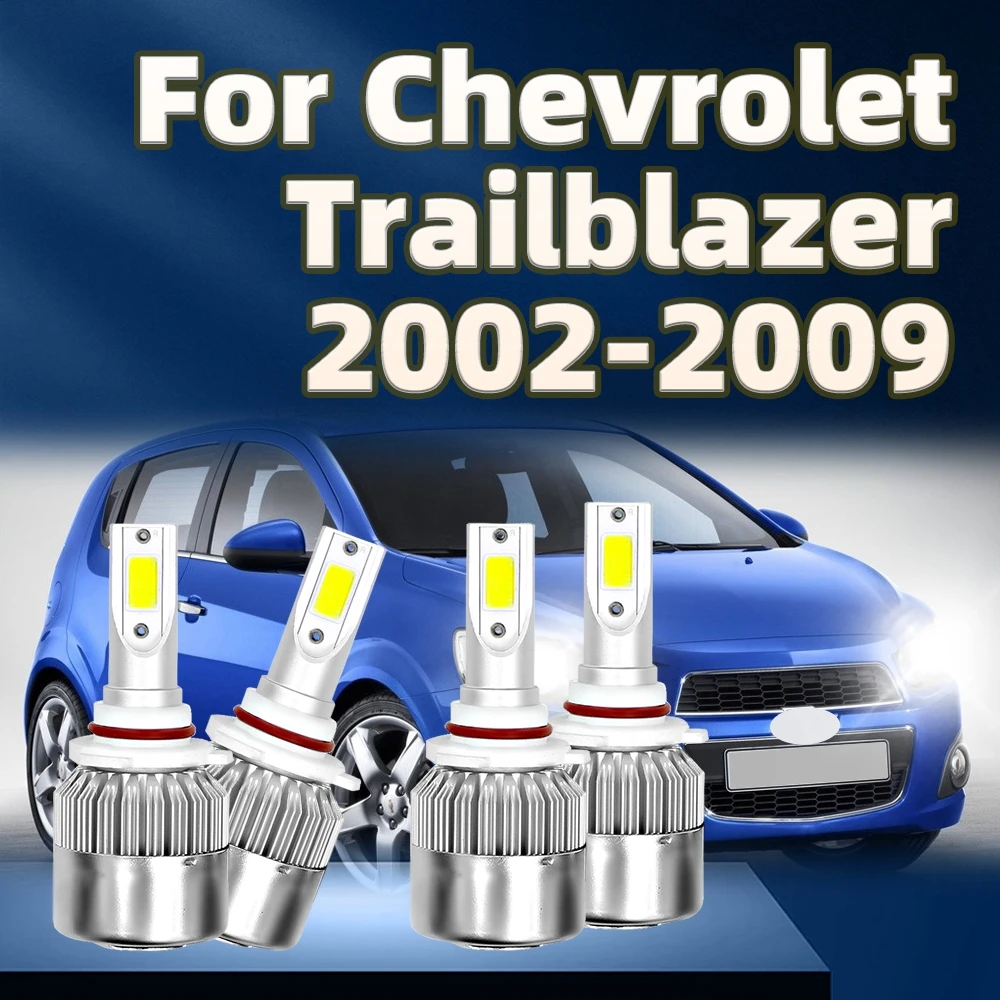 

Headlight Car LED 9005 9006 26000LM Auto Headlamp Light Bulbs For Chevrolet Trailblazer 2002 2003 2004 2005 2006 2007 2008 2009
