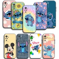 disney stitch miqi phone cases for xiaomi redmi 9 9at 9t 9a 9c redmi note 9 9s 9 pro 5g soft tpu carcasa coque back cover