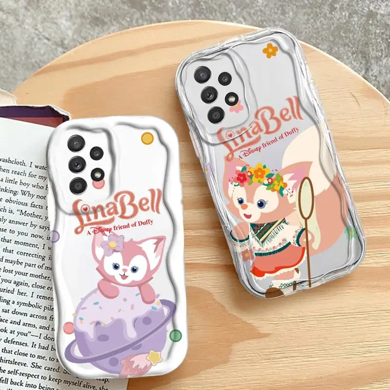 Искусственная волна для Oppo Reno 11 10 Pro 8T 7 6 5 A98 A78 A58 A38 A37 A17 A76 Funda милый розовый Кот Lina