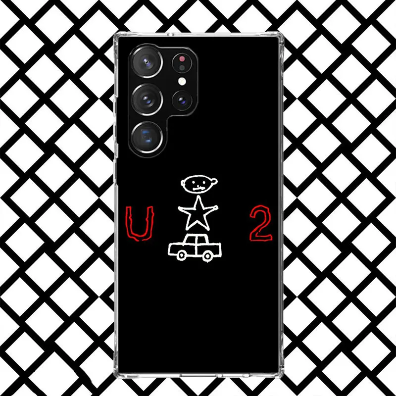 Фото Чехол для телефона Band U-U2 Rock для Samsung Galaxy S26 S25 Edge S24 S23 Ultra S22 Plus S21 FE S20 + Мягкий чехол с принтом Fundas Galaxy S25 №5