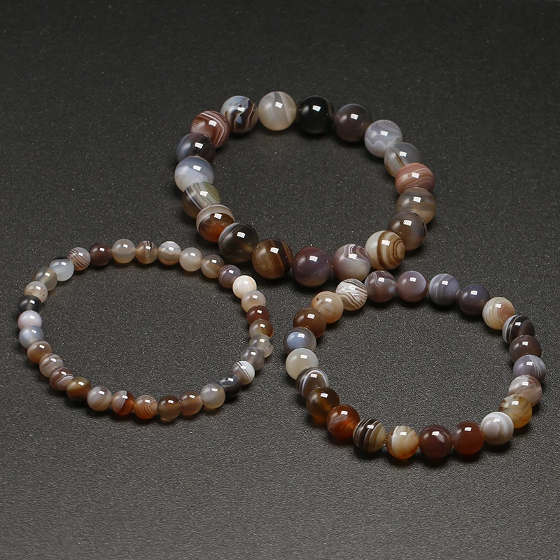 

Persian Gulf Agate Bracelet for Women Sport Jewelry Accessories 6 8 10mm Natural Round Hand String for Necklace DIY Supplies