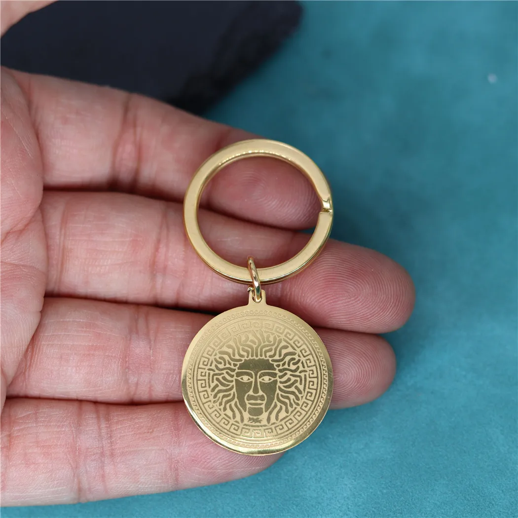 Брелок для ключей Nedar с мифологией подвеска Медуза горгон старинный языческий