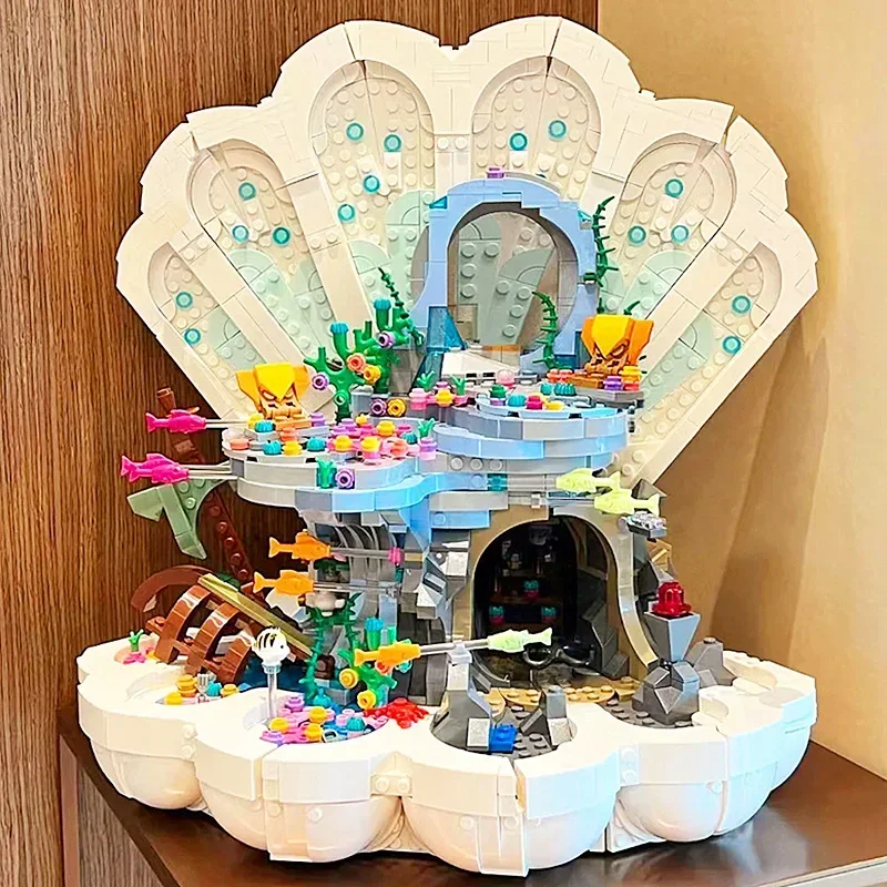 Miniso Дисней Ариэль Русалочка Принцесса Подводный дворец Королевский раскладушка