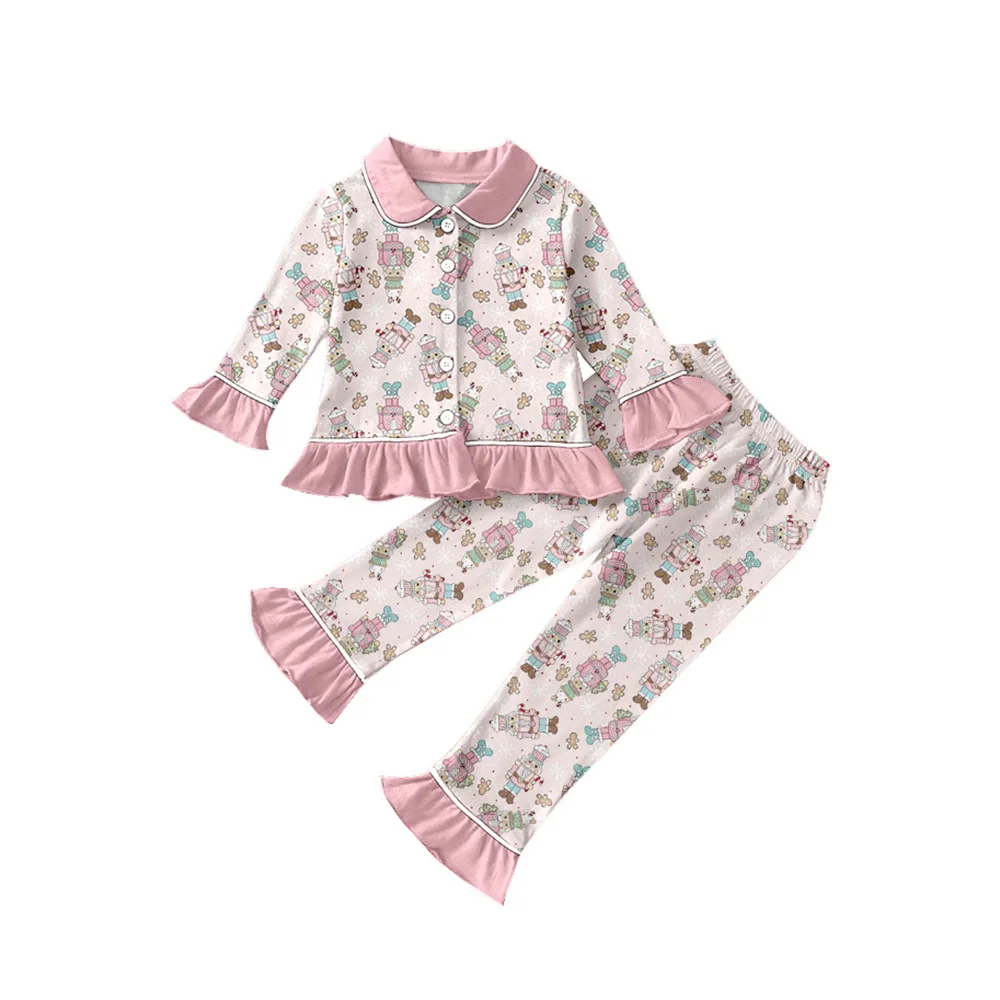 Бутиковая одежда для сна маленьких девочек принцесс набор пижам с имбирем