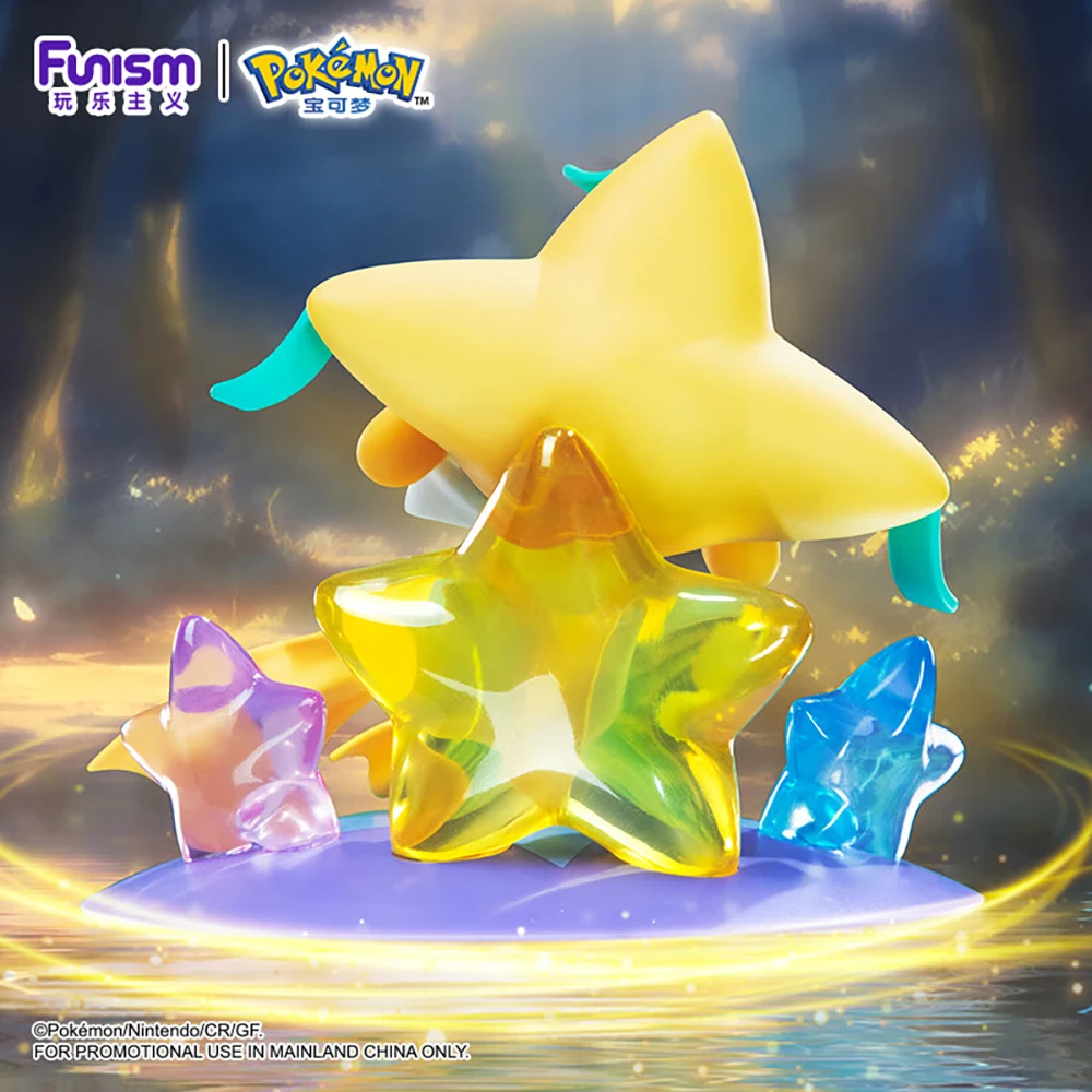 Фото [В наличии] Оригинальные коллекционные фигурки Funism Pokemon Jirachi & Celebi, модель-украшение, игрушки №3