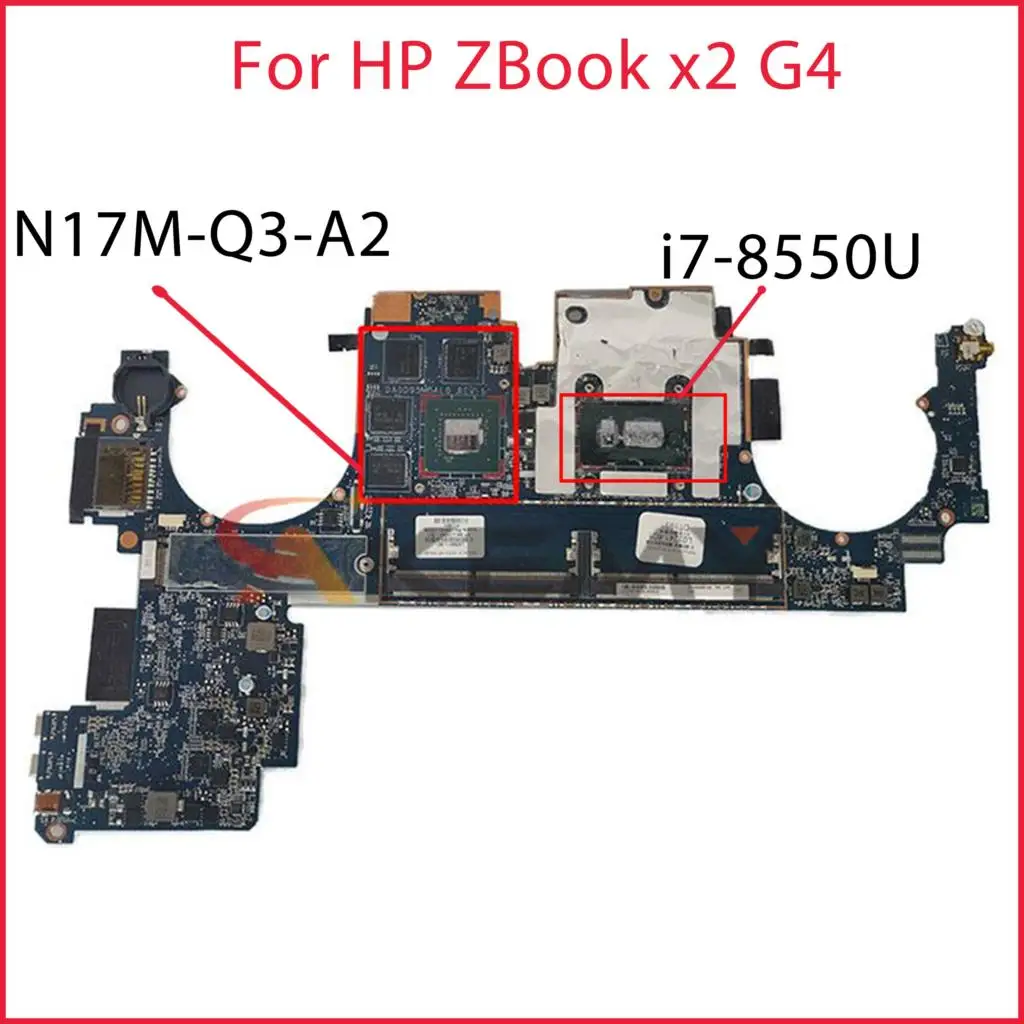 

Akemy L03241-601 DA0D95MBAL0 original mainboard with i7-8550U N17M-Q3-A2 GPU For HP ZBook x2 G4 laptop motherboard mainboard