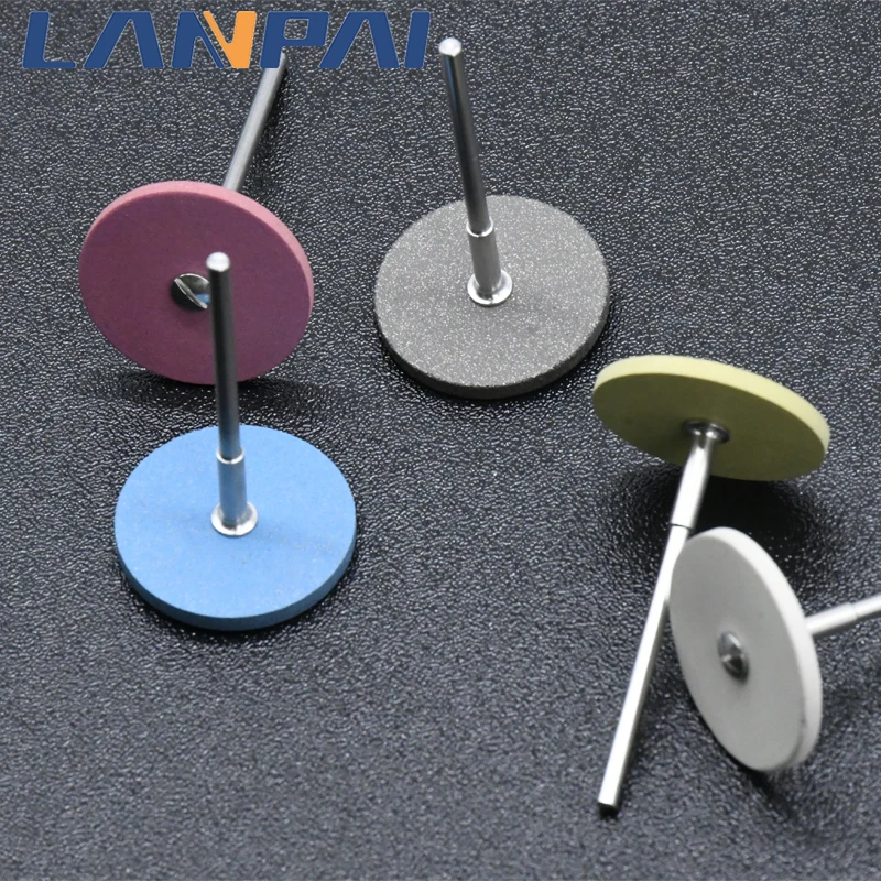 Lanpai Dental Rubber Diamond For Zirconia Glassware Ceramics Polisher  Burs Laboratory Dentist Instruments Tooth Polishing Wheel
