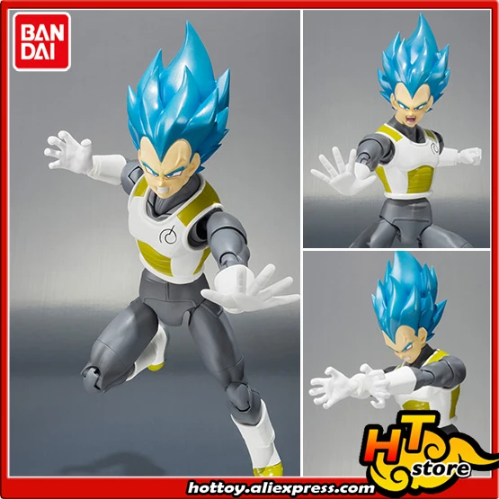 

100% оригинальная эксклюзивная экшн-фигурка Bandai S.H. Фигуртс SHF-супер сайян Бог SS Вегета 1,0 из «Драконий жемчуг Супер»