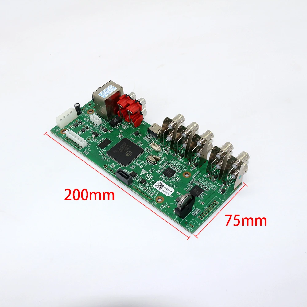 8-канальный модуль платы видеорегистратора Hi3520D Xmeye 1080N 8CH H.265 + гибридный 6 в 1 для 2MP