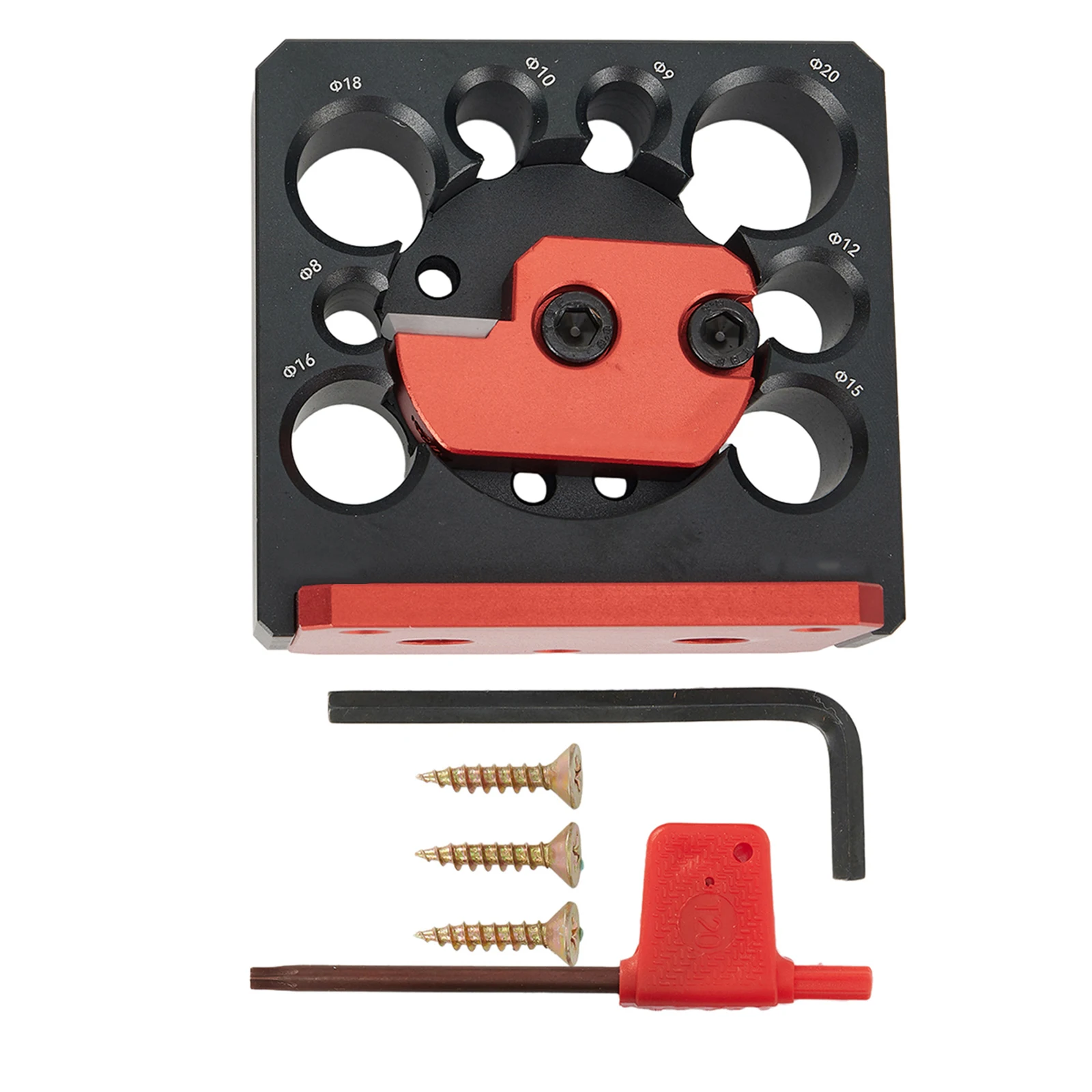 

Accessories Workshop Equipment Electric Round Drill Dowel Maker Jig Round Rod 8-20mm Adjustable Woodworking Tool