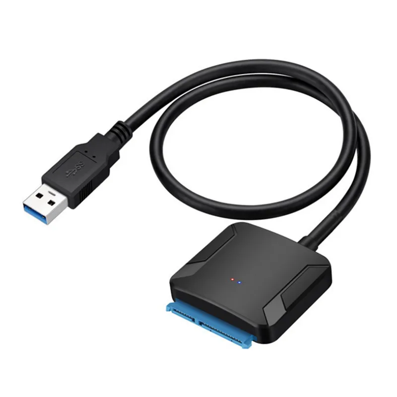 

1pc USB 3.0 To IDE/SATA Converter Adapter For 2.5"/3.5" SATA/IDE/SSD Hard Drive USB 3.0 to SATA Hard Drive Converter