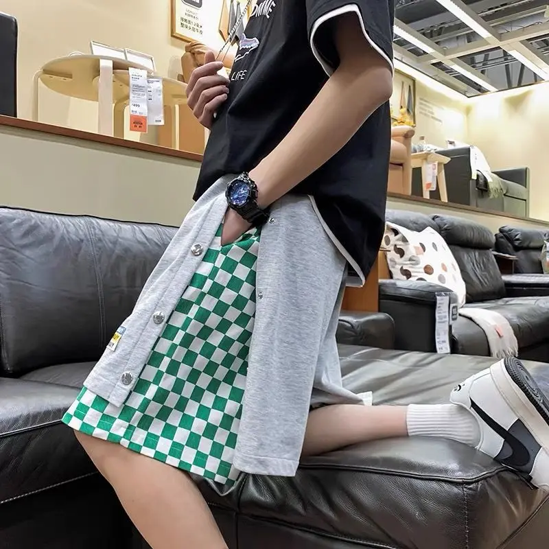 Шорты мужские для бега и спорта, модные повседневные пляжные штаны, уличные прямые, летние