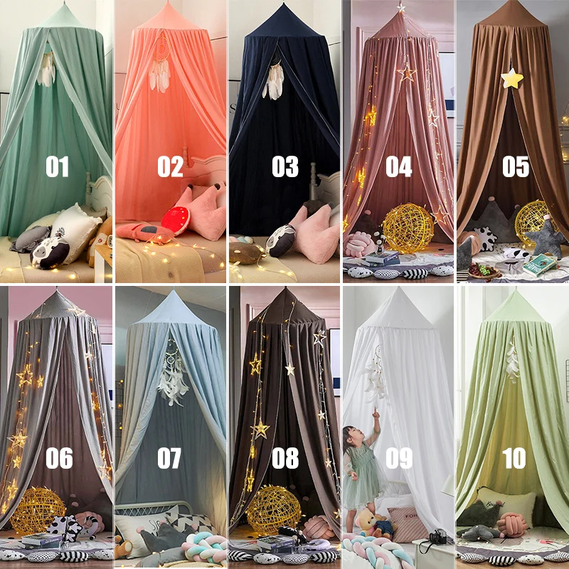 Кроватка-балдахин в скандинавском стиле детская кроватка кровать-палатка