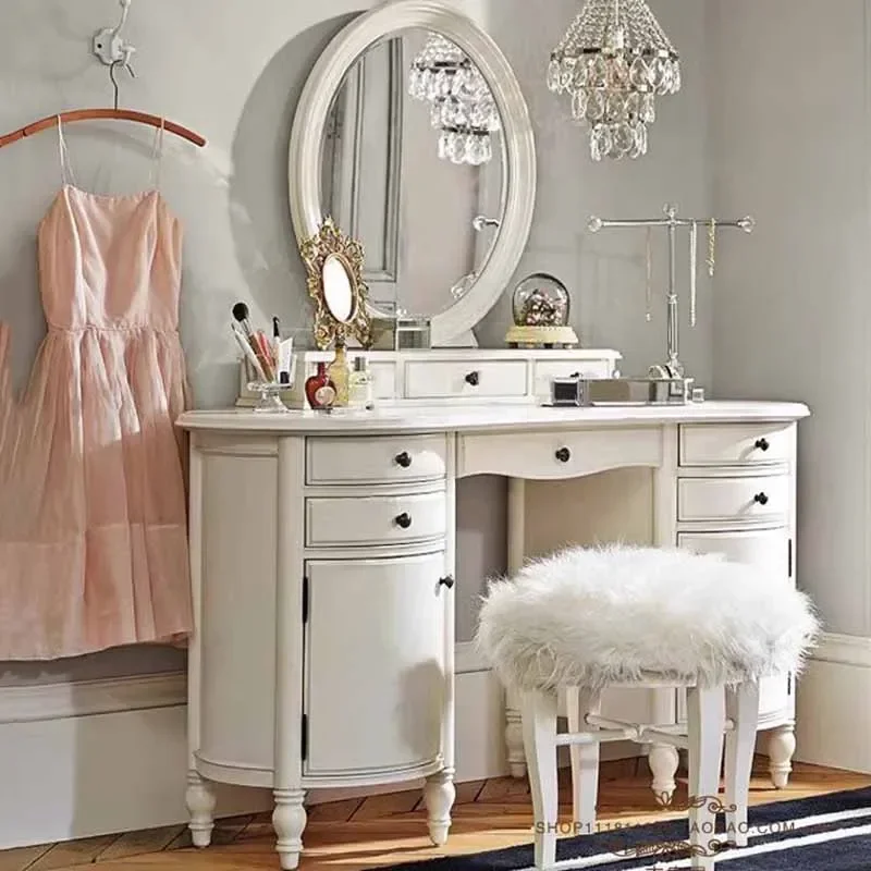 Зеркальный комод Eithe Girl белый