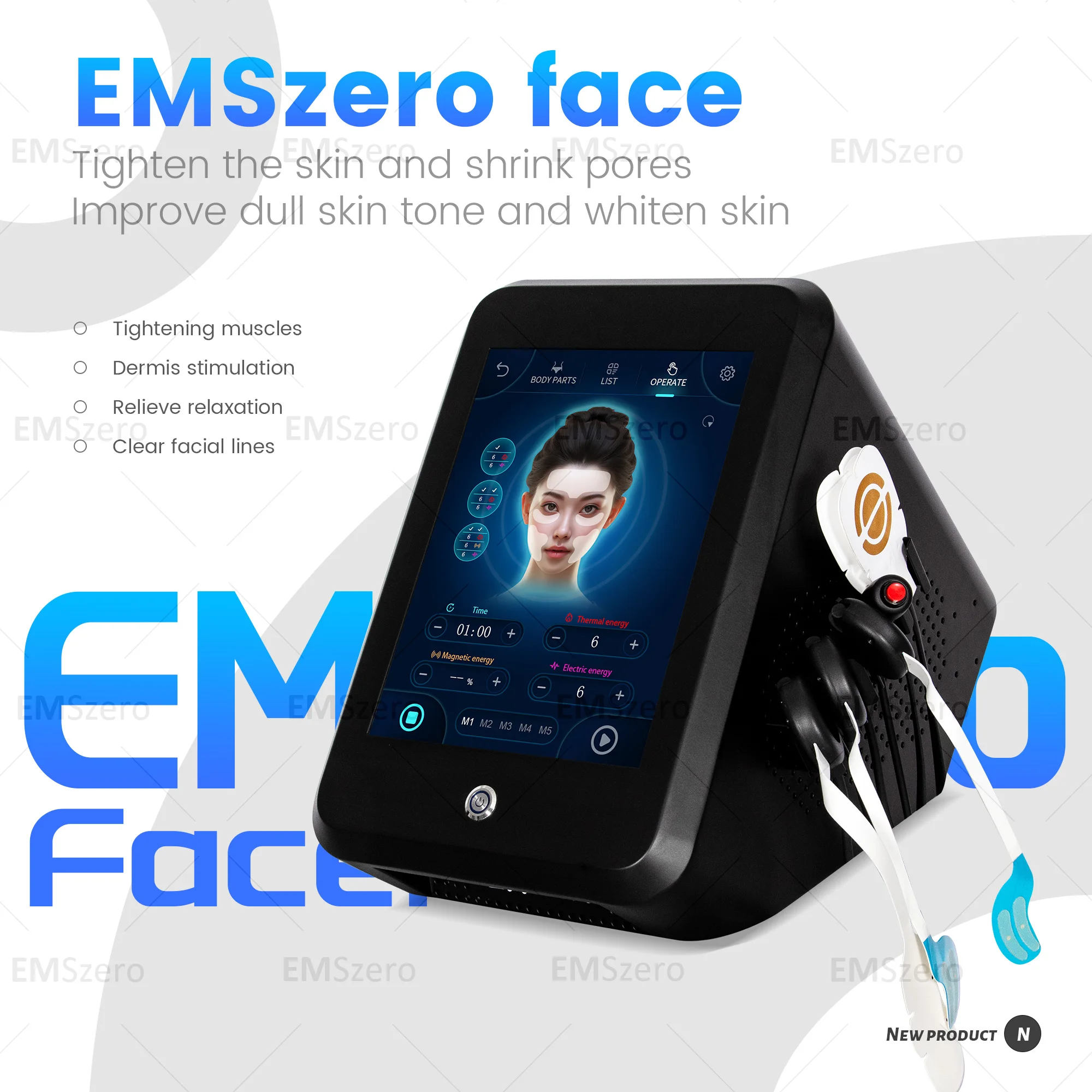 Профессиональная электростимуляция лица Emrf Face Ems RF машина для подтяжки PEFACE Sculpt