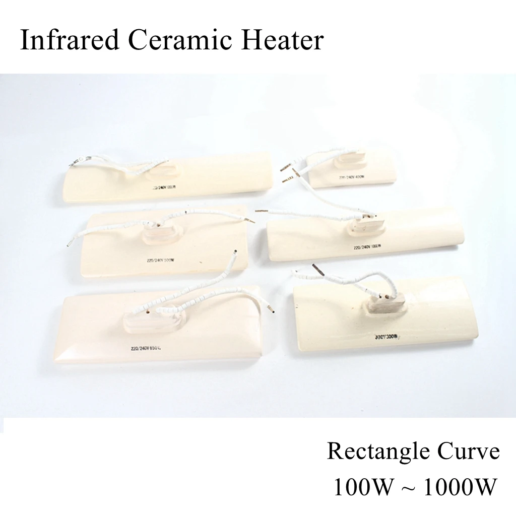 

Rectangle 220V IR Infrared Ceramic Heater Air Heating Arc Curve Plate Brick Board Top Bottom For BGA Rework Station Soldering