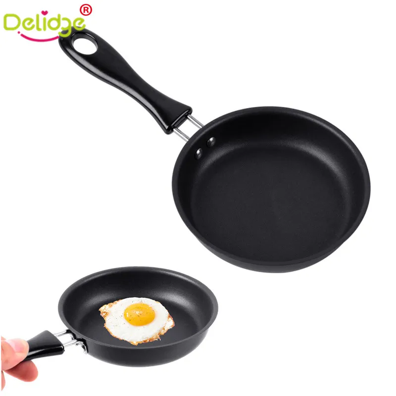 

12 cm Frying Iron Pan Non-Stick Mini Egg Frying Pan Omelette Breakfast Pan Kitchen Cooking Tool