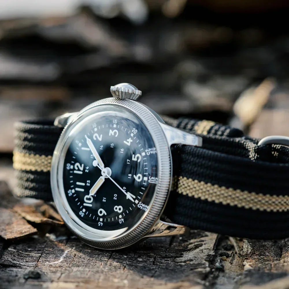 RDUNAE RA05 Винтажные военные часы 2035 кварцевые K1 минеральное стекло кристалл