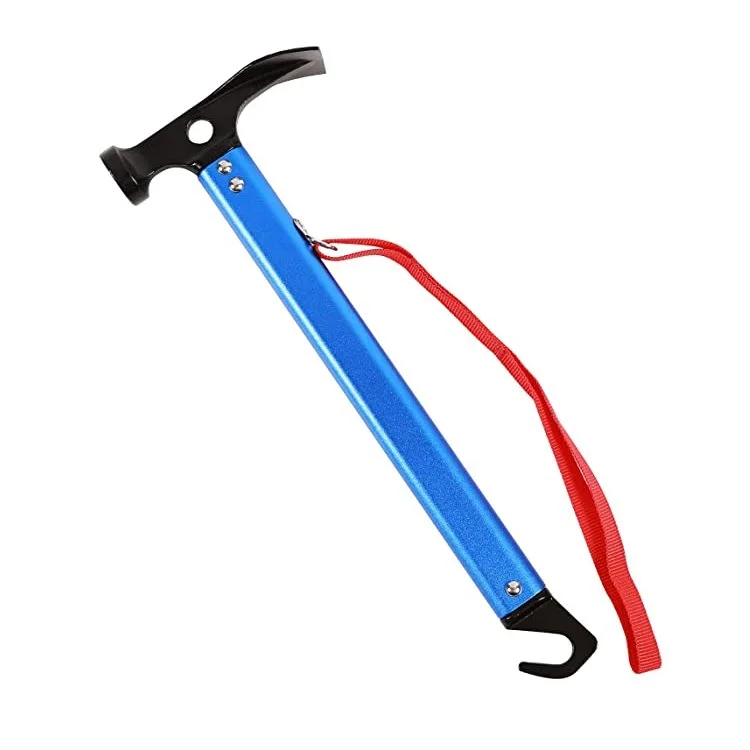 

Hammer Multi-functional Outdoor Mountaineering Camping Tent Canopy Ground Nail Hammer Aluminum Handle Hammer Climbing Tools
