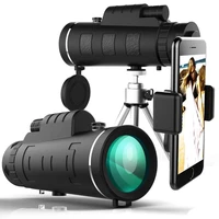 3in1 lens universal 40x60 optical glass zoom telescope telephoto mobile phone camera lens for iphone 11 samsung smartphones lens