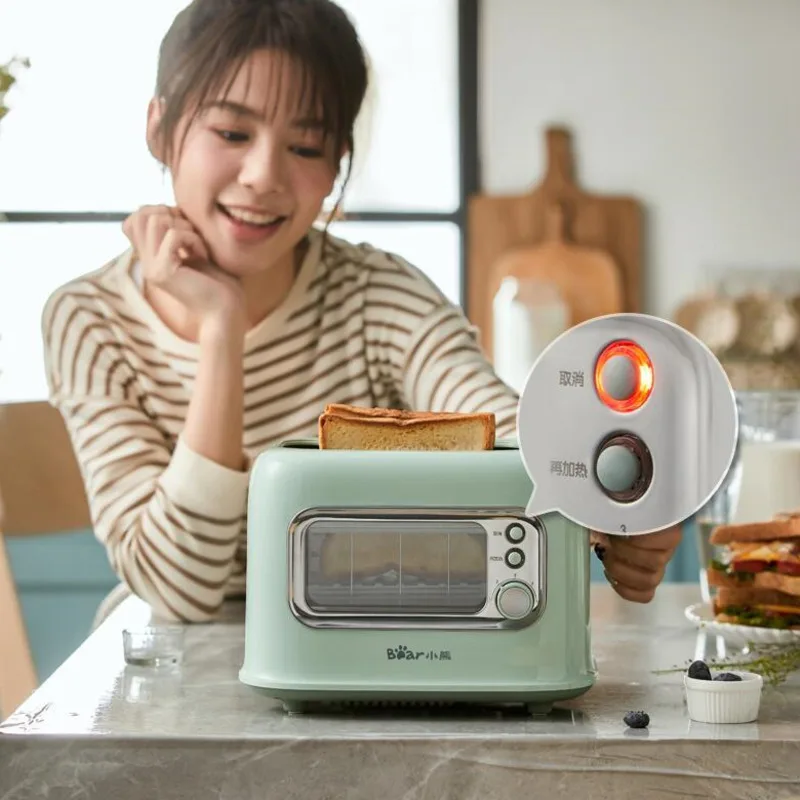 New Visual Toaster Sandwichera Breakfast Machine Home Small Retro Bread Multifunction Household Appliance |