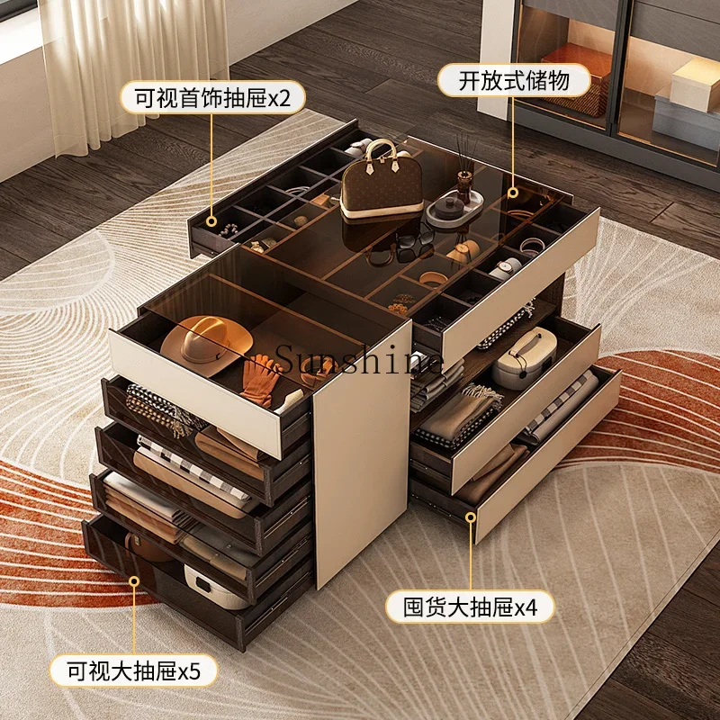 Современная гардеробная шкаф средней части бытовой минималистичный