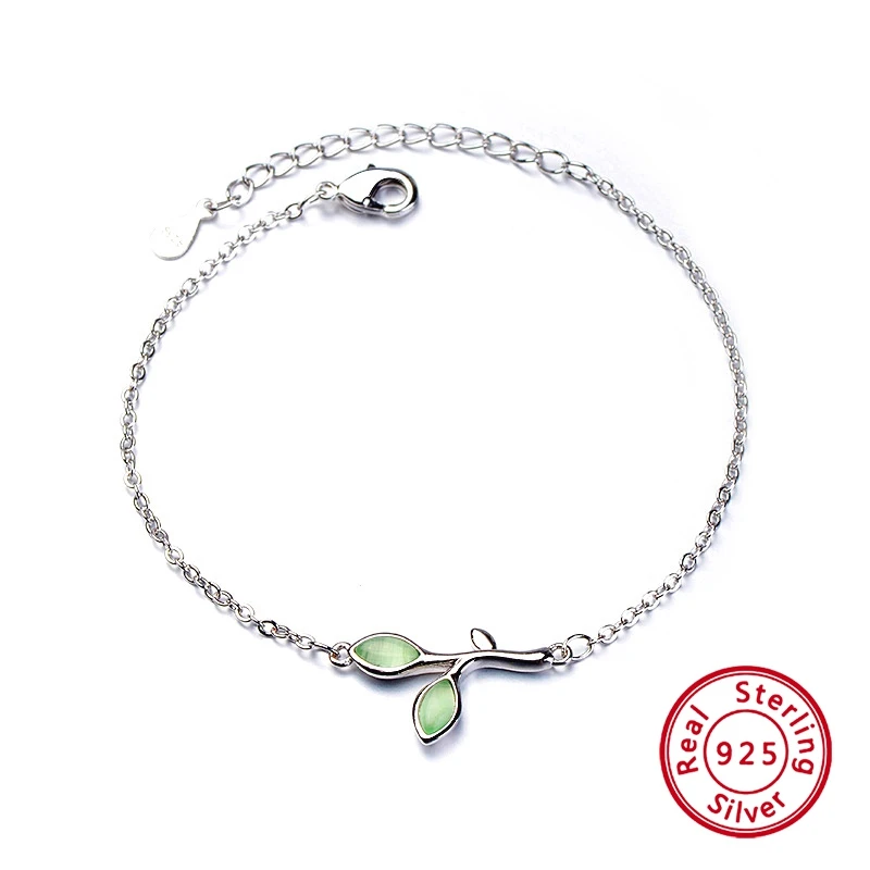 Женский браслет из серебра 925 пробы с эмалью |