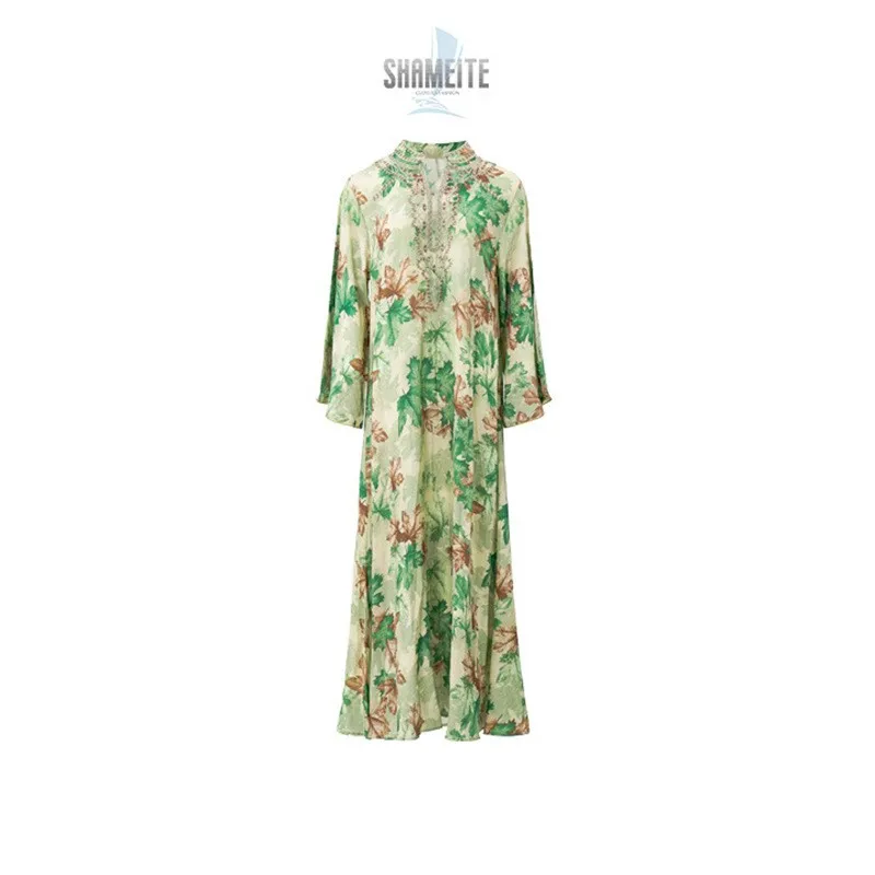 Модное женское платье с вышивкой большой размер Средний Восток Дубай