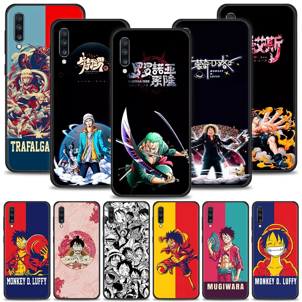 

Phone Case For Samsung Galaxy A50 A10 A70 A40 A30 Cover M51 A20e A10s M31 M62 M30s A20s Silicone Japan Anime One Piece Luffy