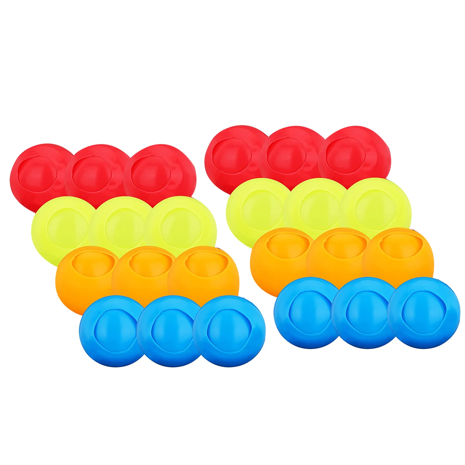 

12/24 PCS Reusable Water Balls Quick Fill Silicone Soft Bombs Color Child Friendly Outdoor Play Toys XR-Hot